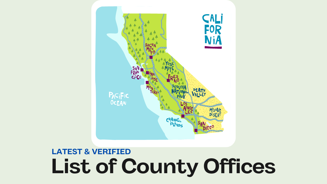 California List of County Offices