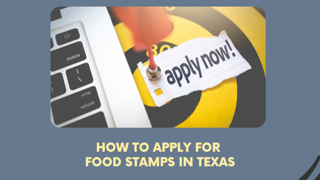 How to apply for food stamps in Texas